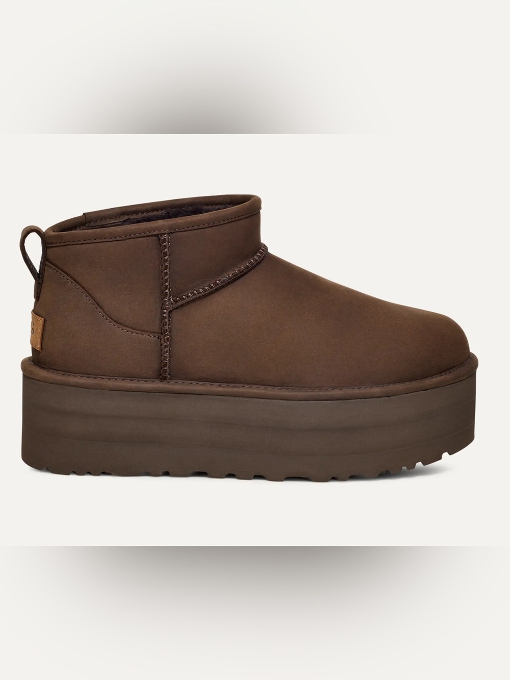 UGG Chocolate Brown Platform Mini Boot